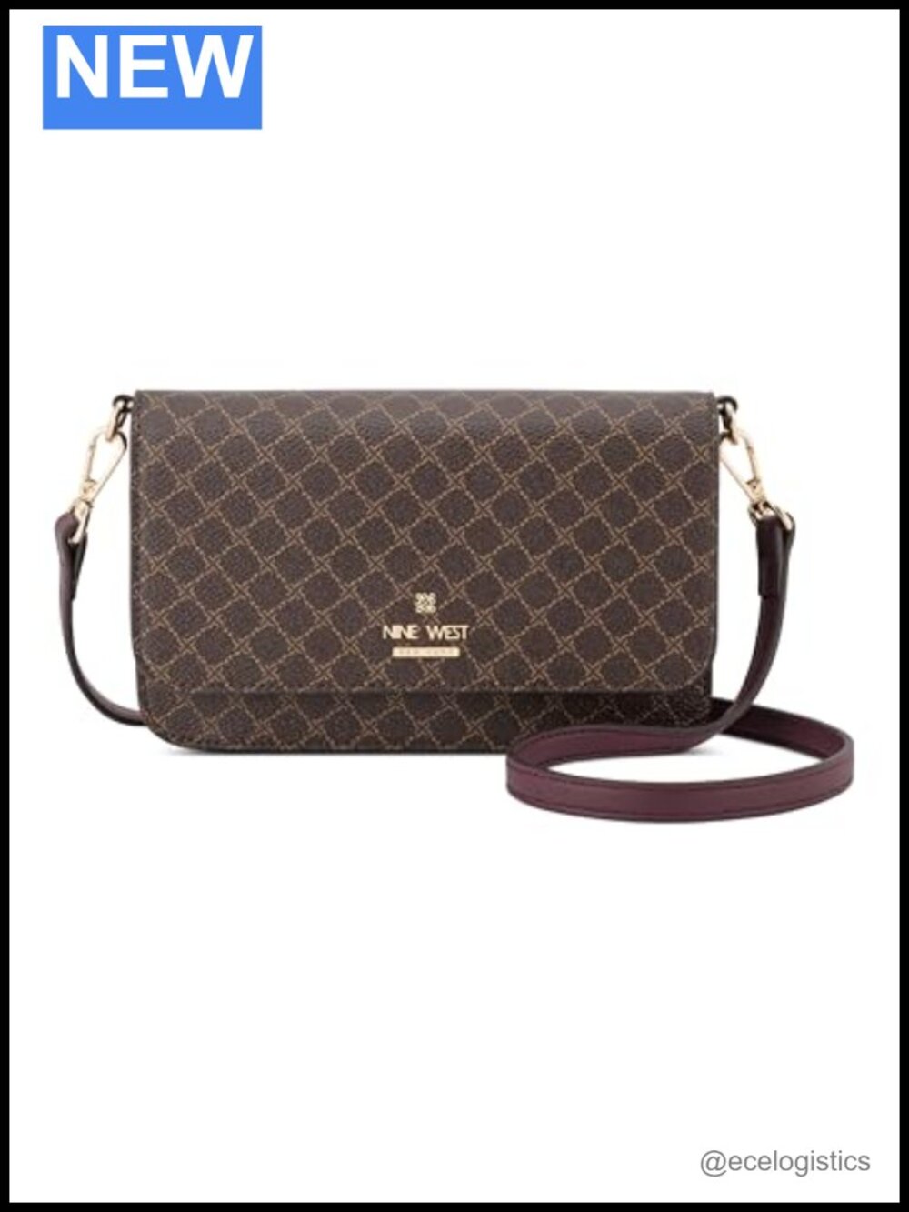 Nine West Luela Faux Leather Phone Wallet Crossbody Bag